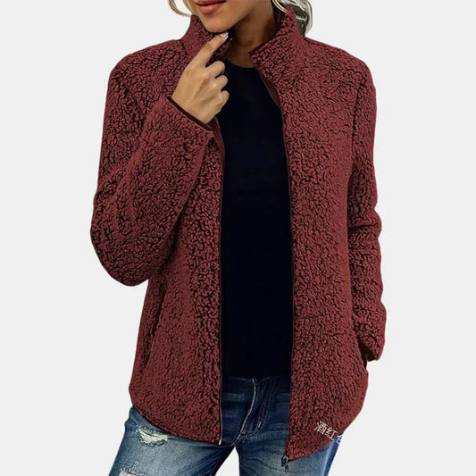 EVIE | CHAQUETA ELEGANTE DE PELUCHE