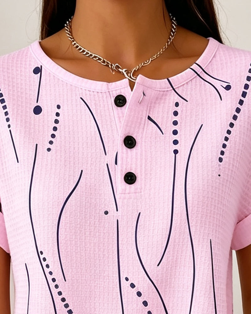 CAMISETA CUELLO REDONDO MANGA CORTA