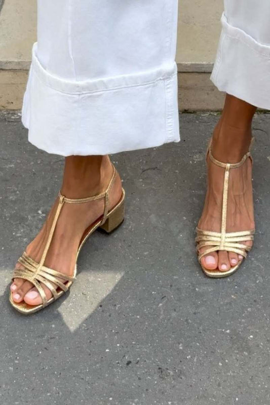 ALLEGRA™ | SANDALIAS DORADAS DE VERANO
