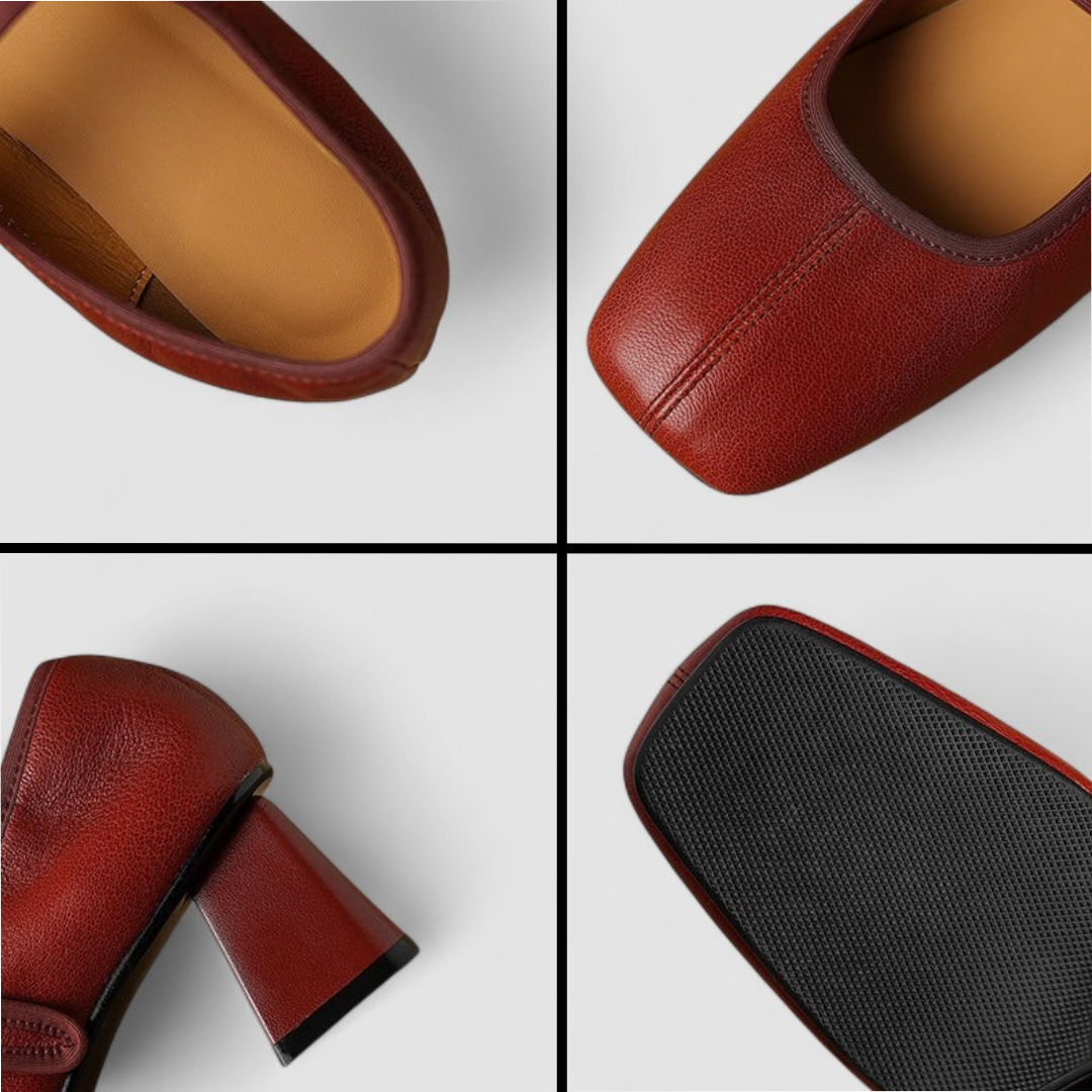CATHERINE | ZAPATOS MERCEDITAS ELEGANTES CON TACÓN