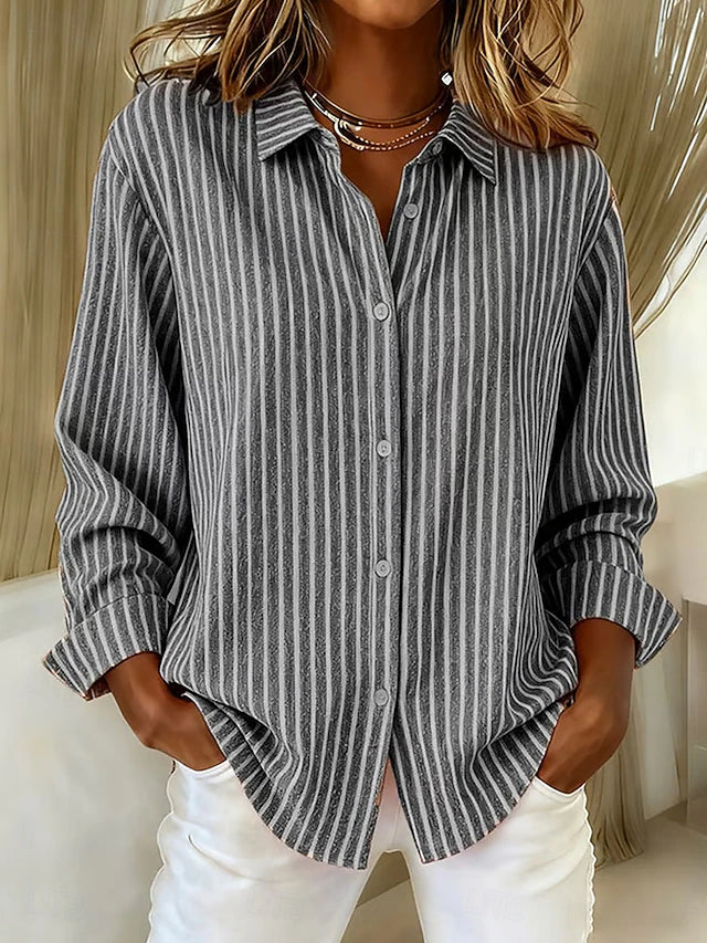 DARIA LORENA | CAMISA DE RAYAS ABOTONADA CHLOÉ