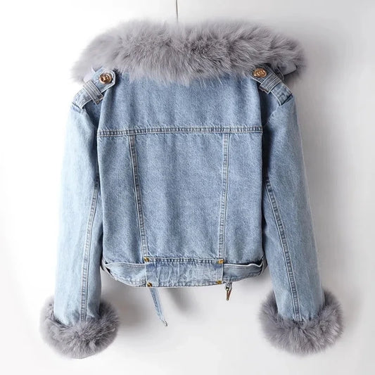 GALINA | CHAQUETA DE PELO CON CREMALLERA