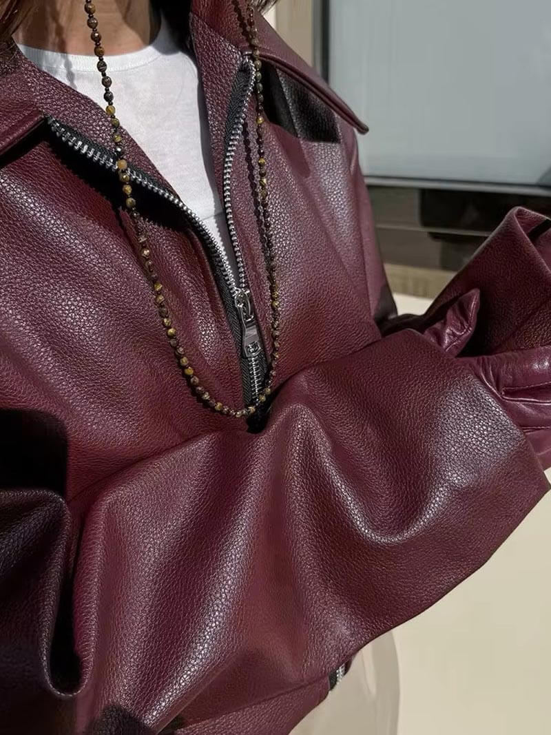 SOUMAYA | CHAQUETA DE CUERO