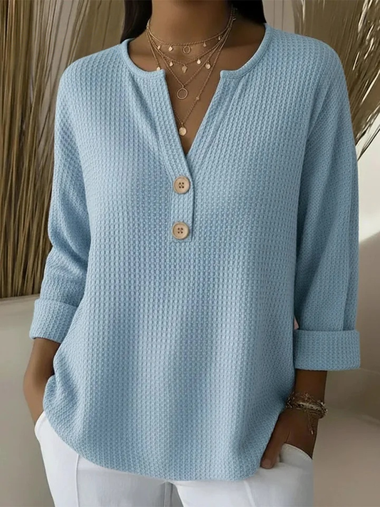 DARIA LORENA | TOP HENLEY TEXTURIZADO MICHÈLE