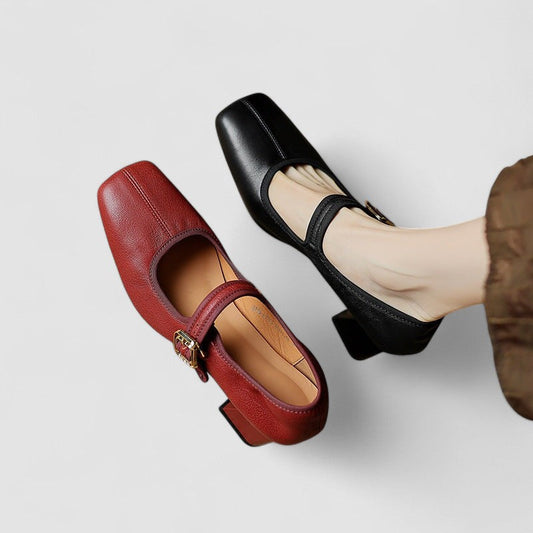 CATHERINE | ZAPATOS MERCEDITAS ELEGANTES CON TACÓN