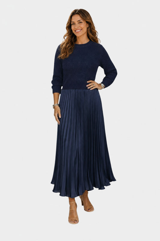 BEATRIZ | VESTIDO EFECTO BLUSA