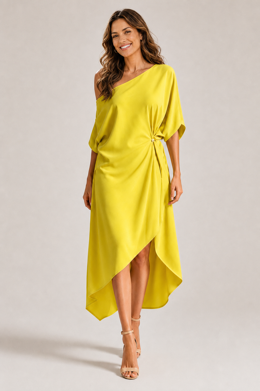 MARINA | VESTIDO ASIMÉTRICO ELEGANTE