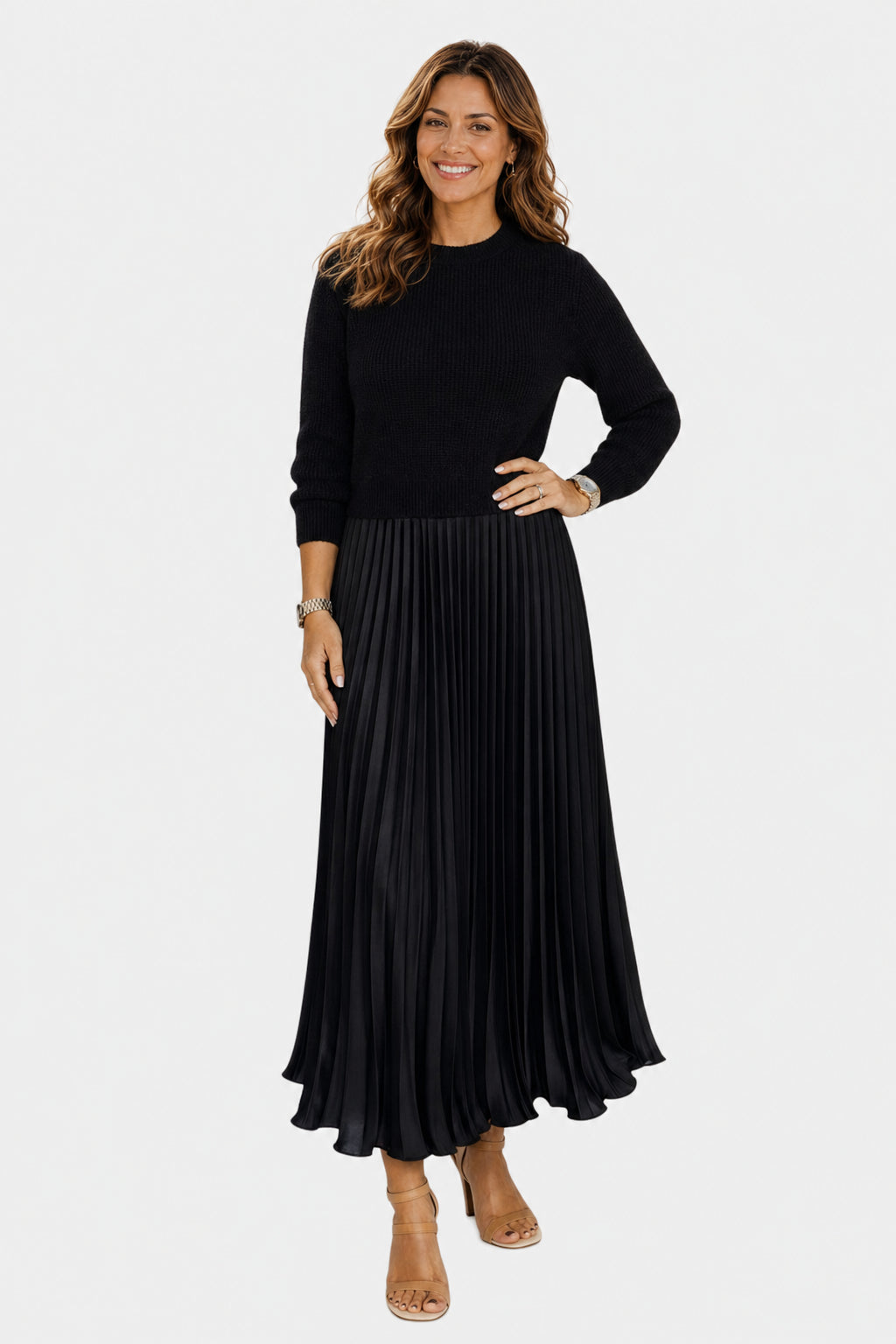 BEATRIZ | VESTIDO EFECTO BLUSA