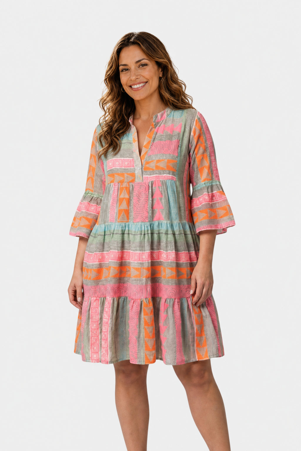 AROA | VESTIDO MIDI ESTAMPADO