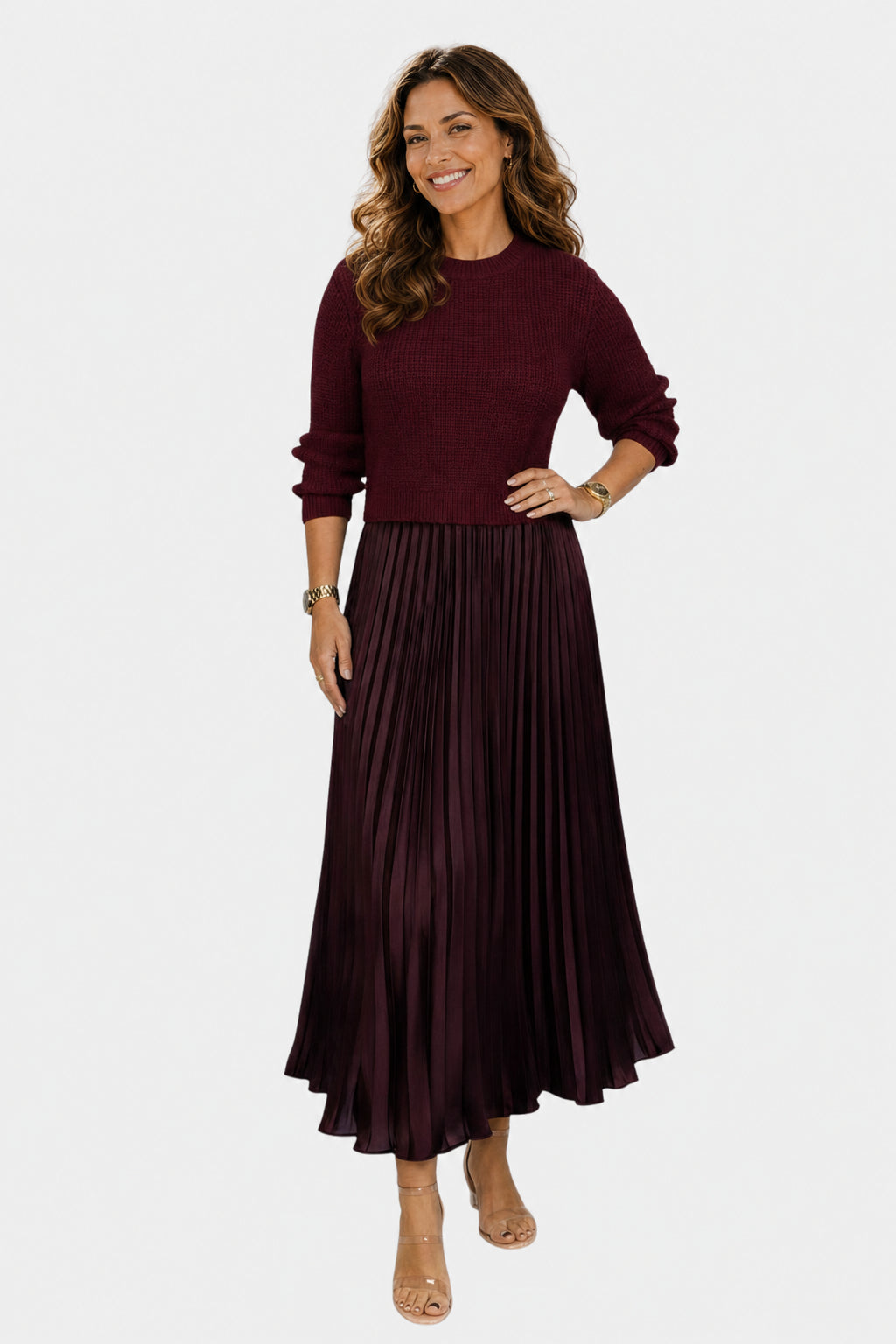 BEATRIZ | VESTIDO EFECTO BLUSA