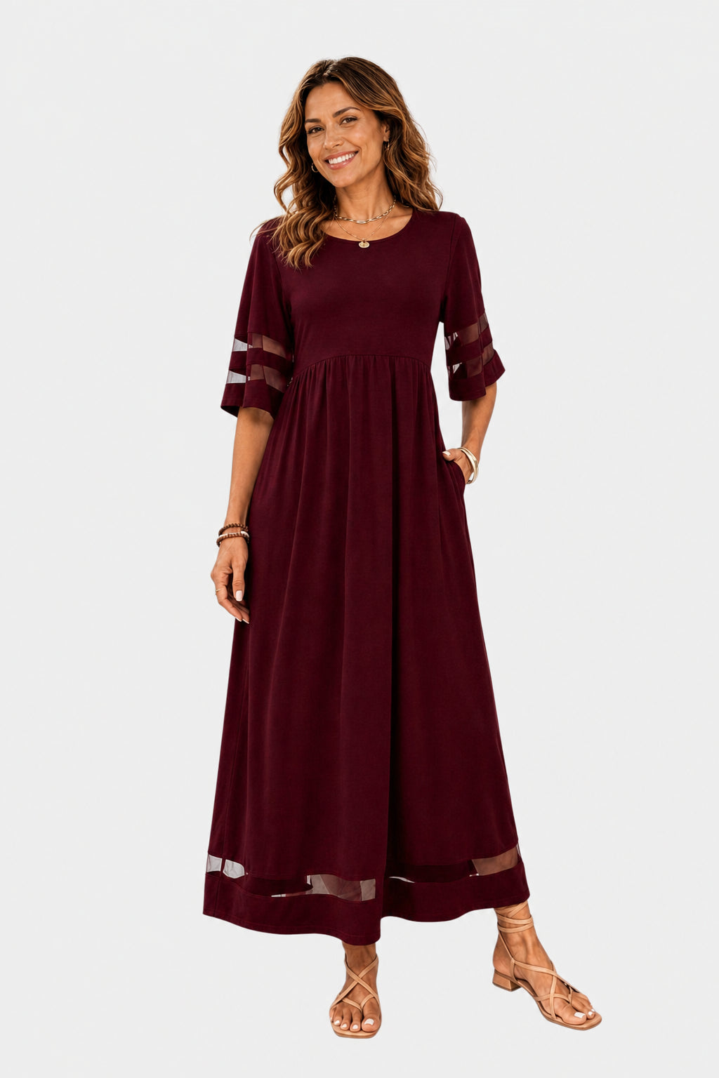 ADRIA | VESTIDO MIDI ELEGANTE Y MINIMALISTA