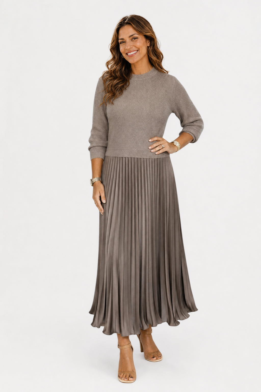 BEATRIZ | VESTIDO EFECTO BLUSA