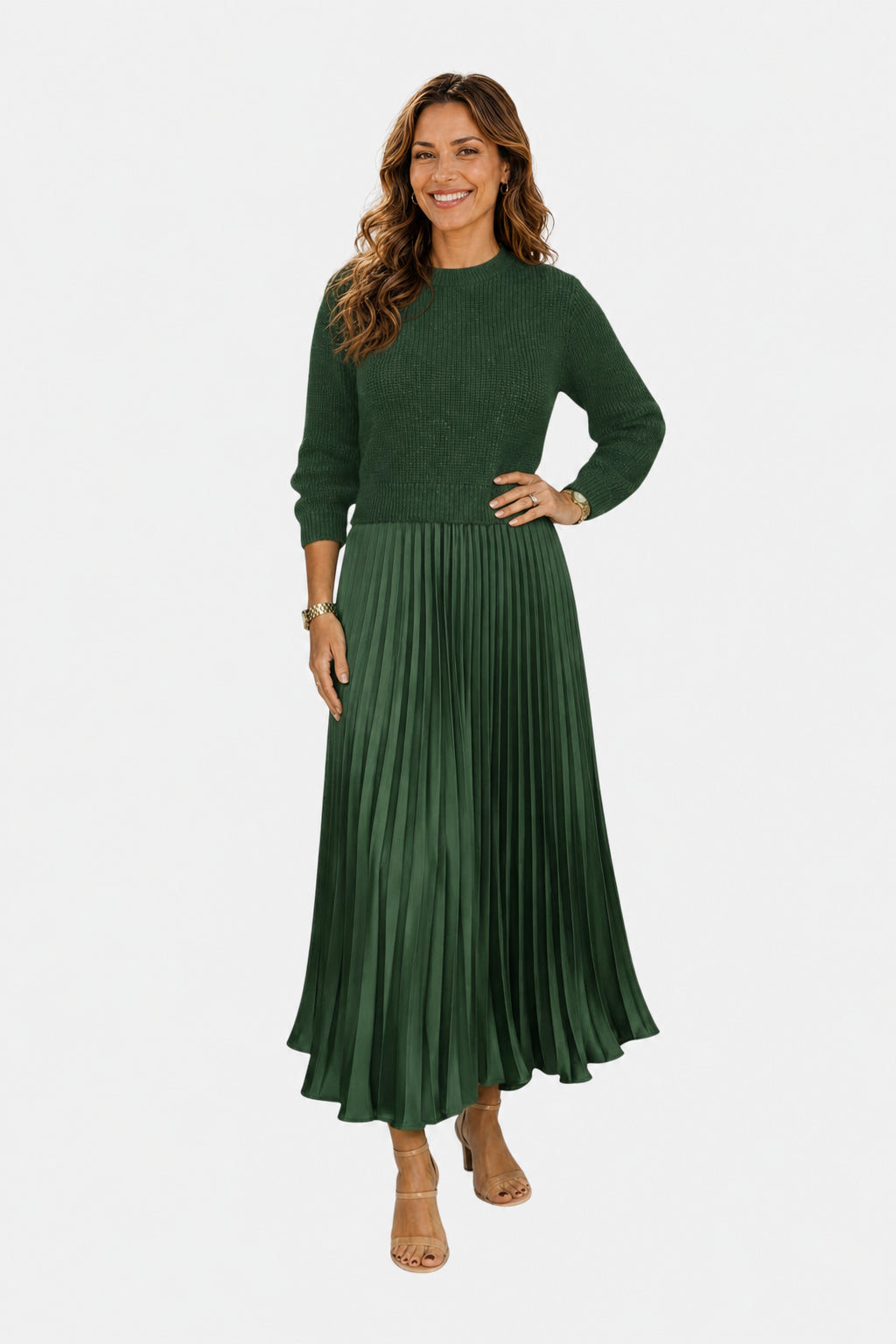 BEATRIZ | VESTIDO EFECTO BLUSA