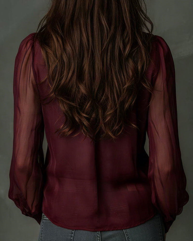 BLUSA MEDIA CREMALLERA PUNTO MANGAS-LARGAS