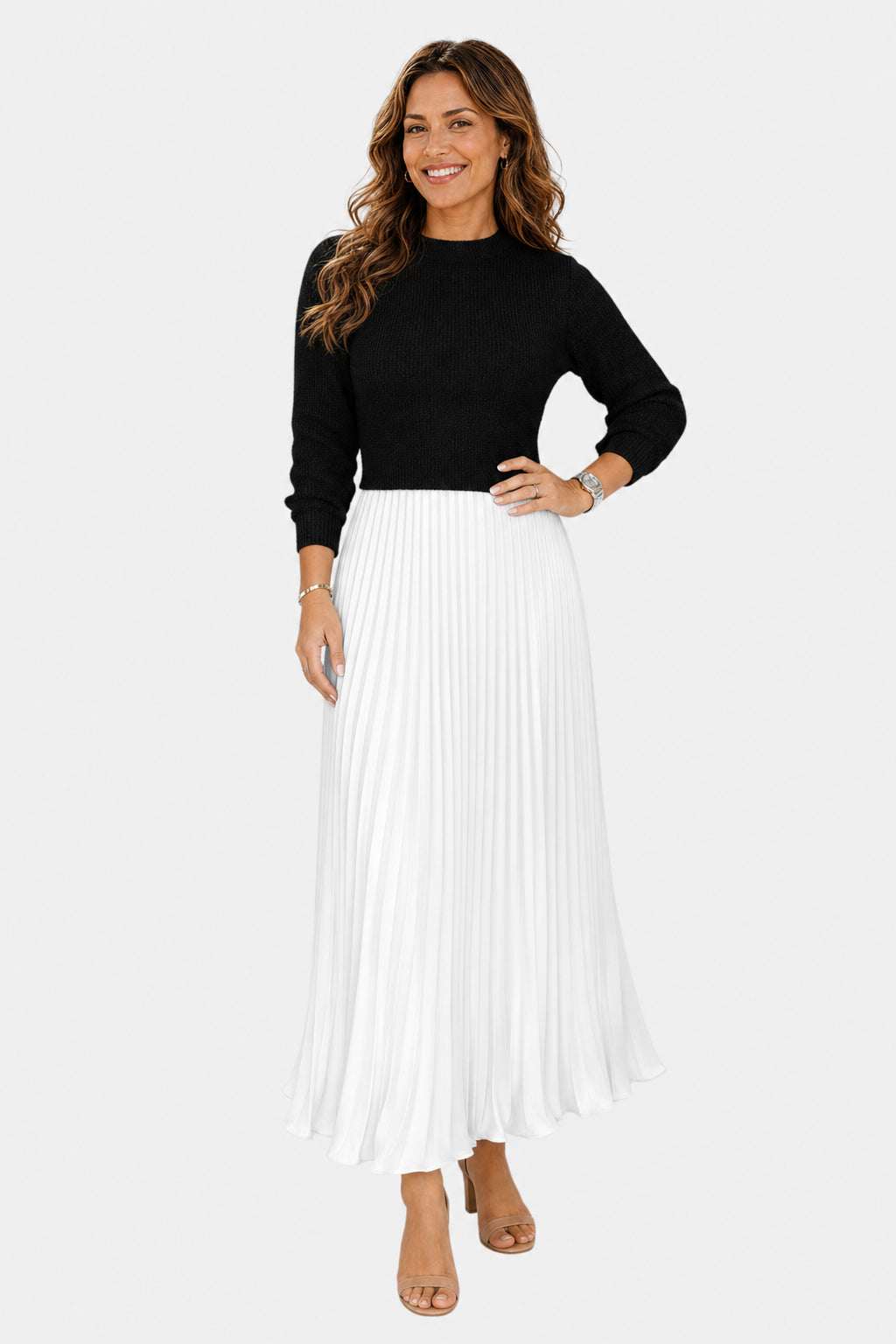 BEATRIZ | VESTIDO EFECTO BLUSA