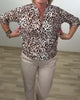 BLUSA CUELLO BEBÉ MODERNO LEOPARDO