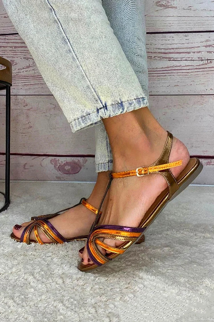 VIVIANA™ | SANDALIAS DE COLORES MEDITERRÁNEOS