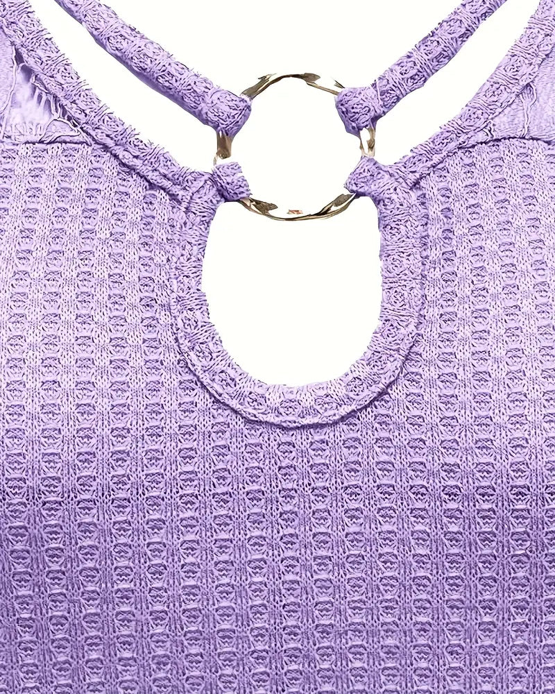 CAMISETA ENCAJE PANEL DE PUNTO