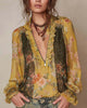 MEDIA CREMALLERA ESTAMPADO FLORAL BLUSA