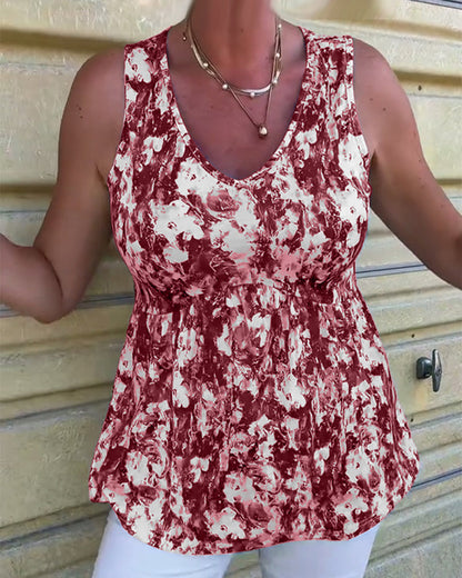 TOP DE TIRANTES SEXY ESTAMPADO SIN MANGAS