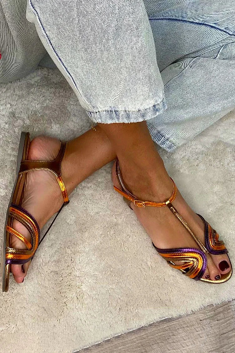 VIVIANA™ | SANDALIAS DE COLORES MEDITERRÁNEOS