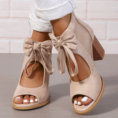 SANDALIAS CON LAZO COMFORT