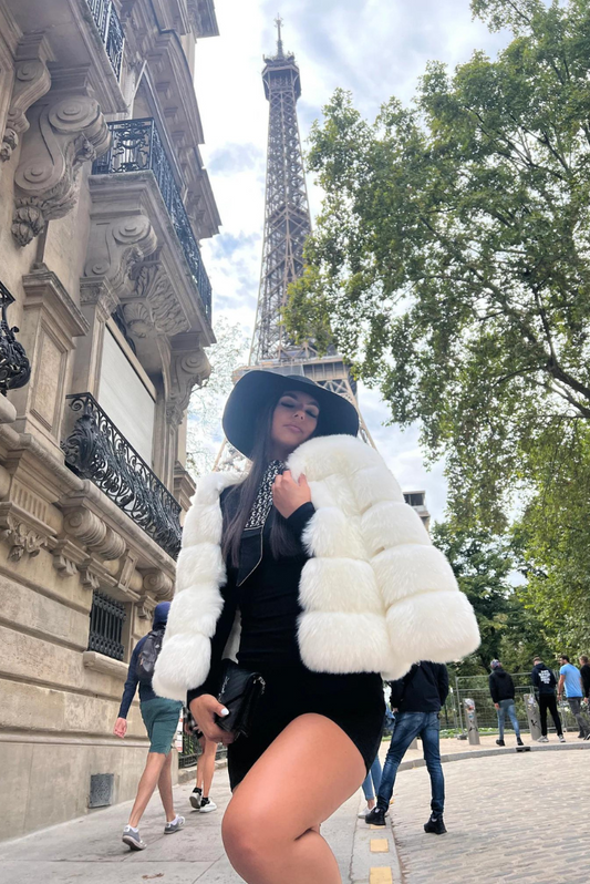 ROSITA | CHAQUETA CÁLIDA DE PELO SINTÉTICO