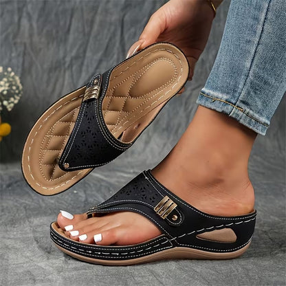 ARCHELLA | SANDALIAS CON TACÓN CÓMODO Y SOPORTE