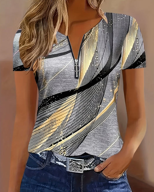 CAMISETA CREMALLERA ESTAMPADO DIGITAL