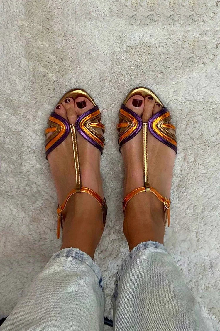 VIVIANA™ | SANDALIAS DE COLORES MEDITERRÁNEOS