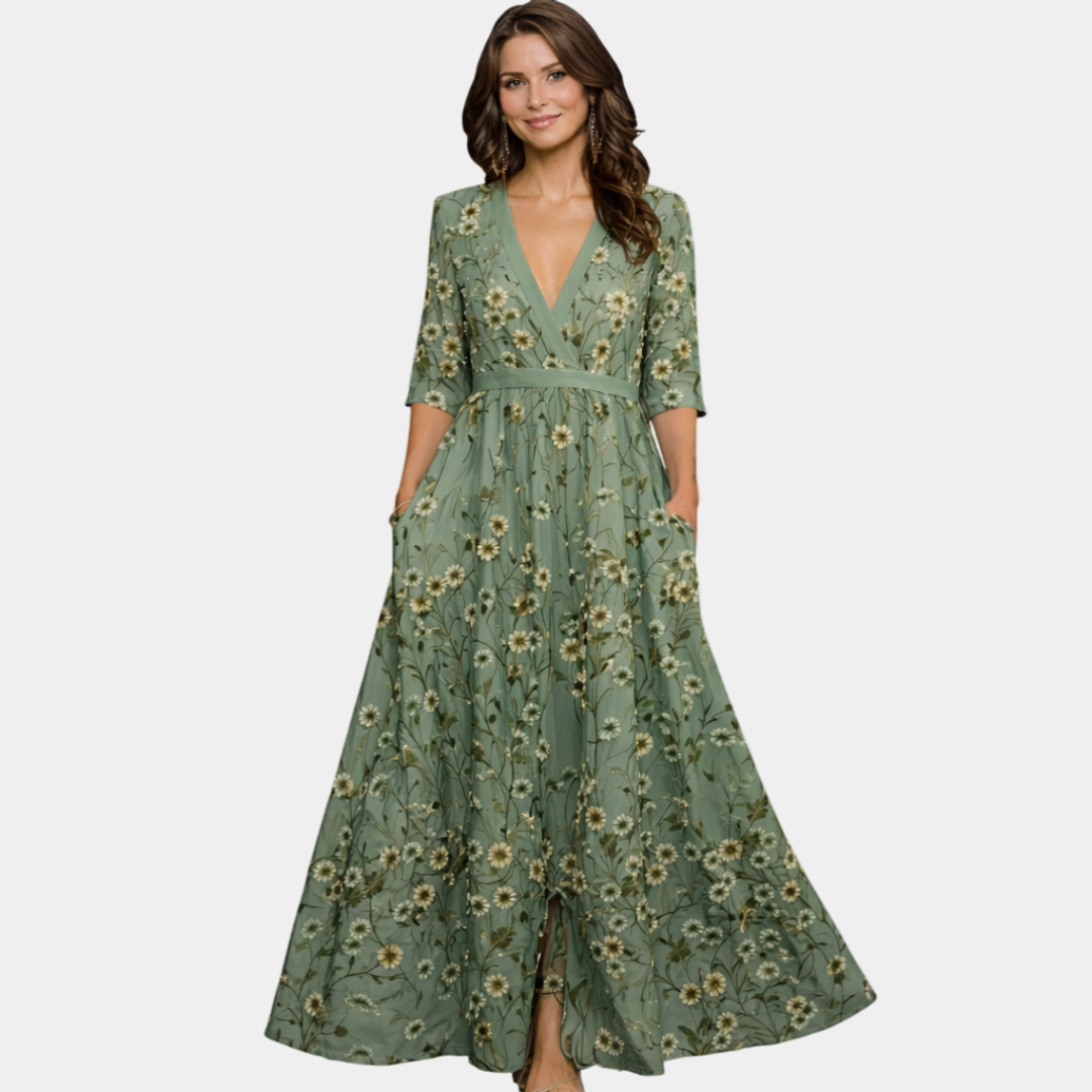 Amélie | Vestido maxi elegante