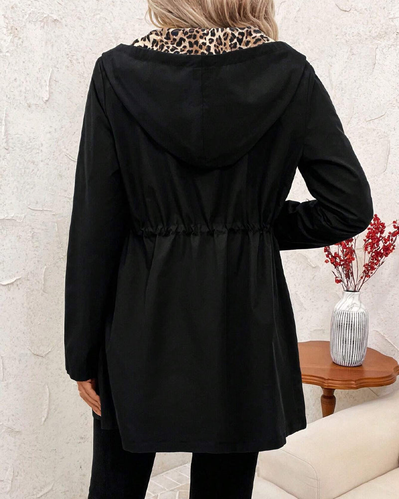 AMY | CHAQUETA REVERSIBLE CON CAPUCHA