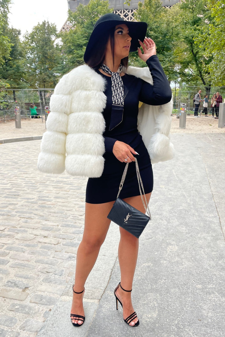 ROSITA | CHAQUETA CÁLIDA DE PELO SINTÉTICO
