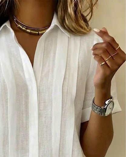 CAMISA VERTICAL PLISADO SOLAPA