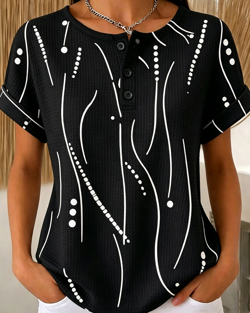 CAMISETA CUELLO REDONDO MANGA CORTA