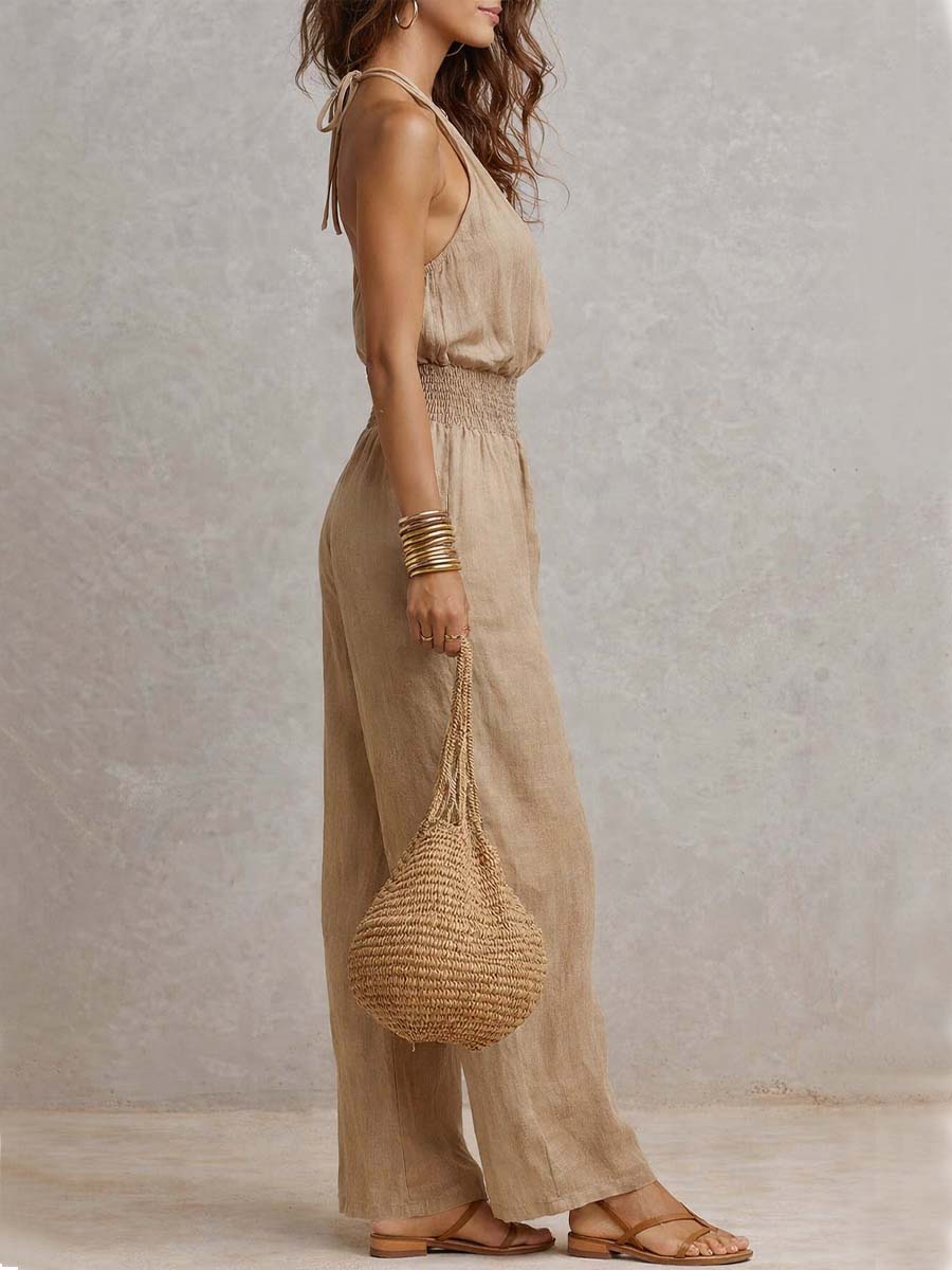 Valeria | Elegante mono con cuello americano