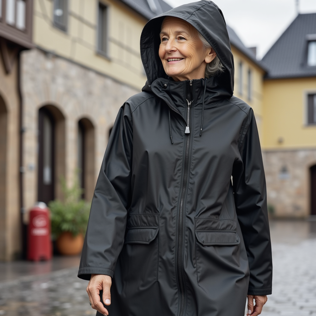 LUCY | ABRIGO IMPERMEABLE Y CORTAVIENTO