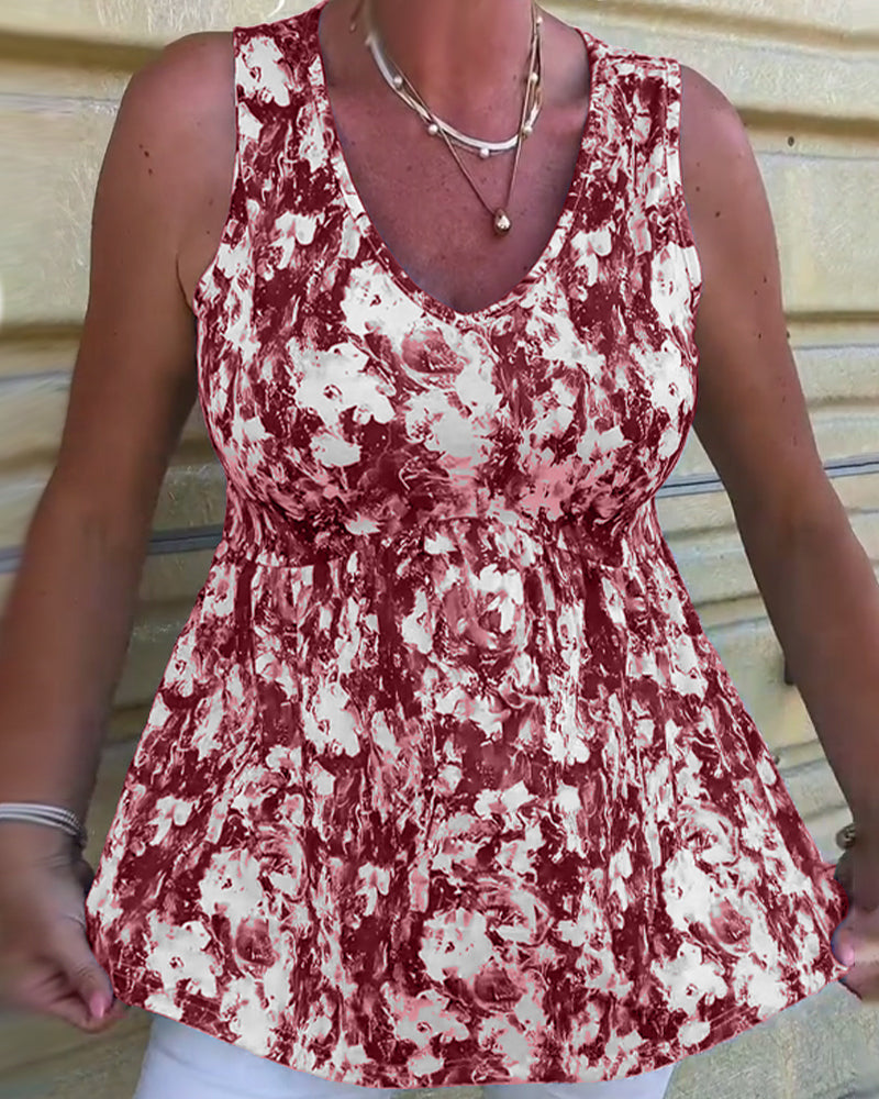 TOP DE TIRANTES SEXY ESTAMPADO SIN MANGAS
