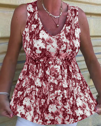 TOP DE TIRANTES SEXY ESTAMPADO SIN MANGAS