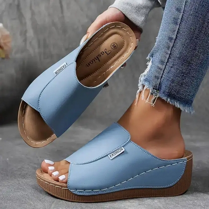 ALESSIA | SANDALIAS ORTOPÉDICAS ELEGANTES CON SOPORTE DIARIO Y ESTILO CONTEMPORÁNEO