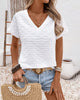 CAMISETA CUELLO DE V PRÊT-CON-PORTER LISO
