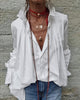 CAMISA PLISADO CUELLO MANDARÍN DE DISEÑO MODERNO