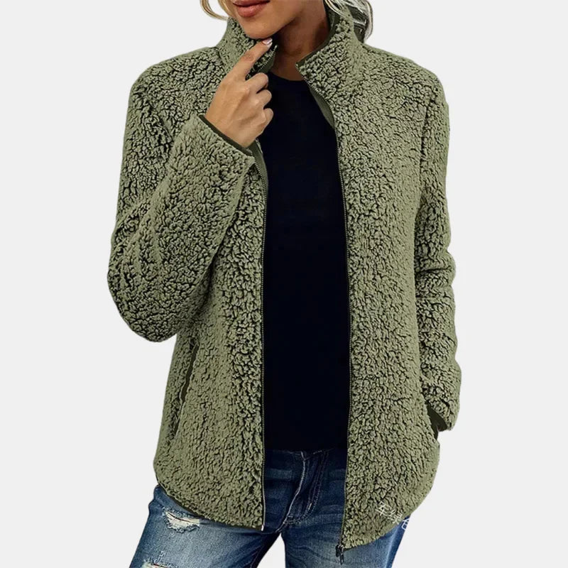 EVIE | CHAQUETA ELEGANTE DE PELUCHE