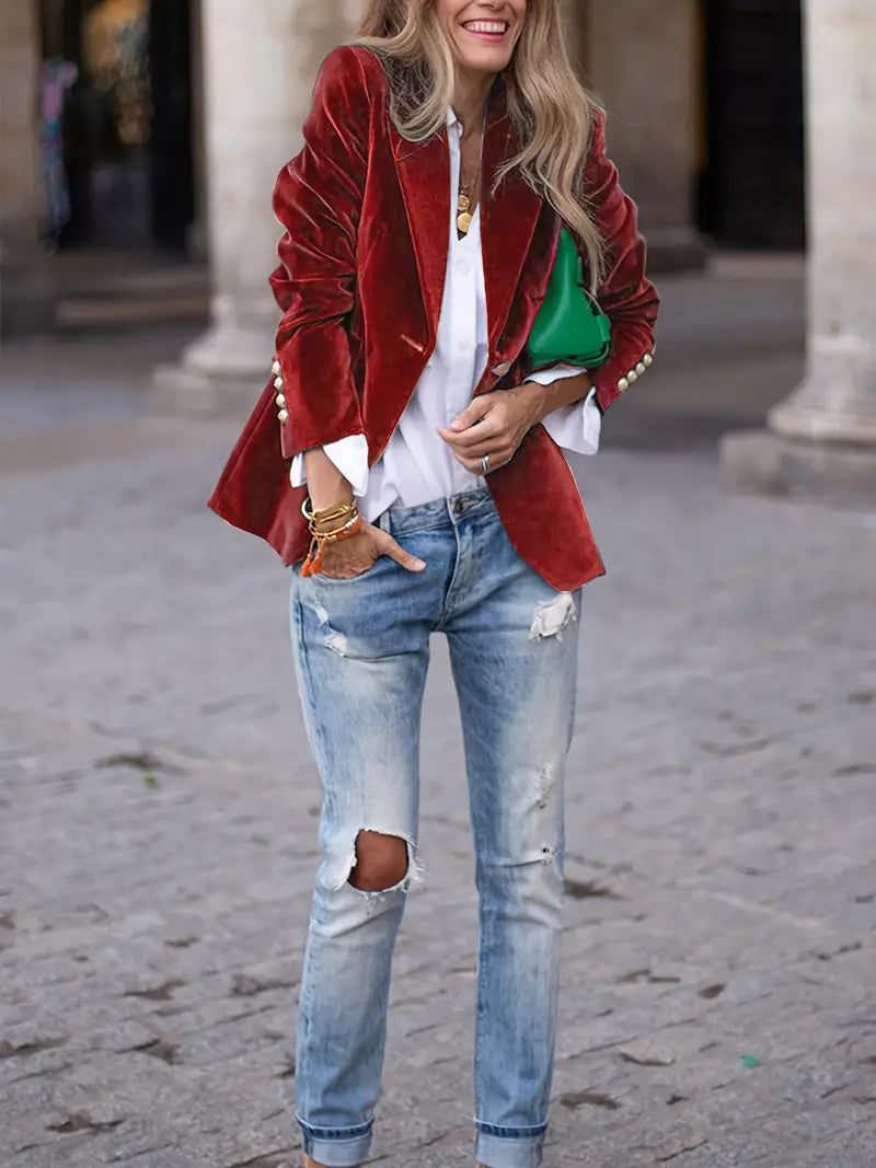 CHELSEA | CHAQUETA DE TERCIOPELO