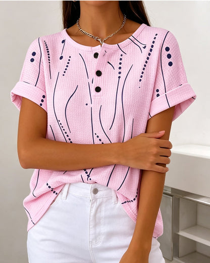 CAMISETA CUELLO REDONDO MANGA CORTA