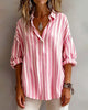 BLUSA A RAYAS HOLGADO CON CUELLO