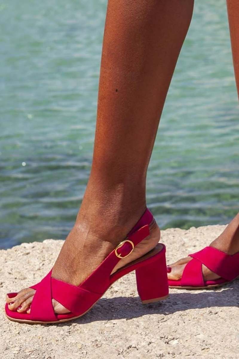 CÉLIANE™ | SANDALIAS AZUL CIELO DE VERANO
