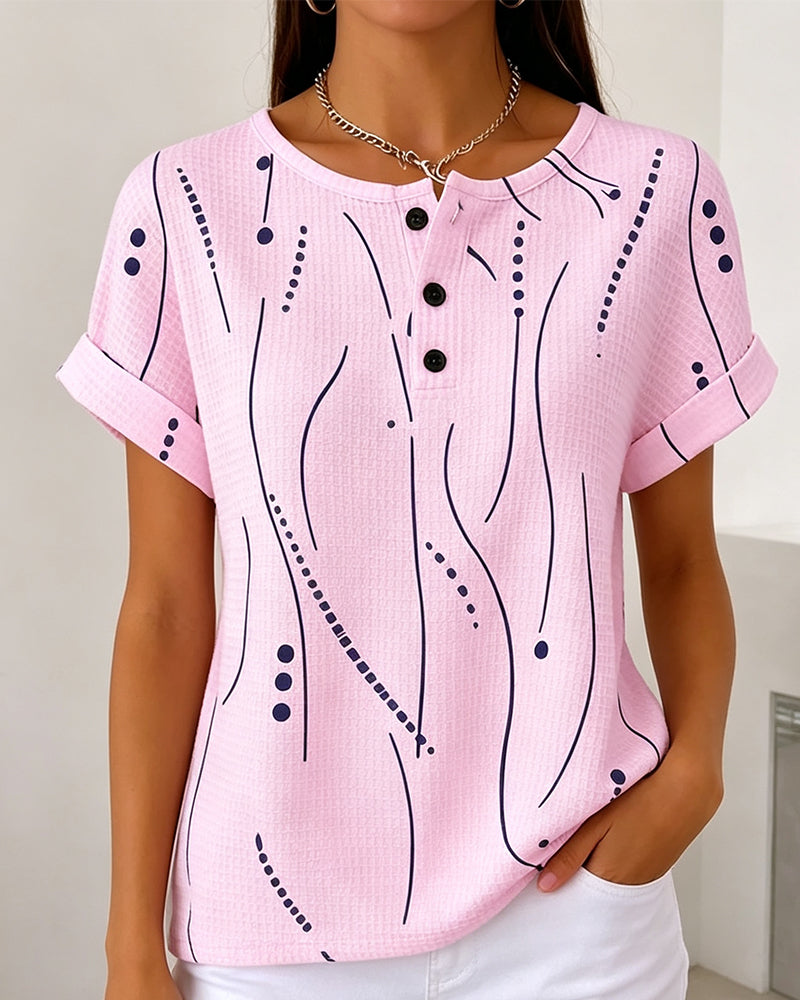 CAMISETA CUELLO REDONDO MANGA CORTA