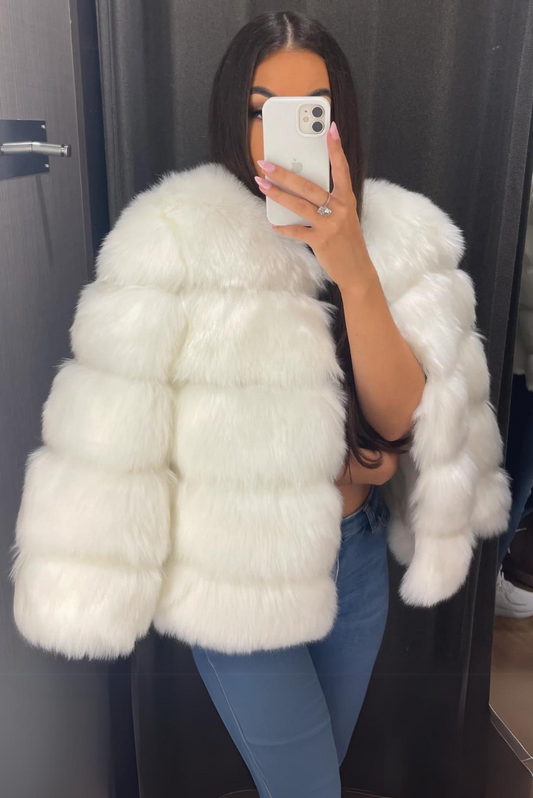 ROSITA | CHAQUETA CÁLIDA DE PELO SINTÉTICO