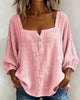 BLUSA SENCILLO ESCOTE CUADRADO MANGA LARGA